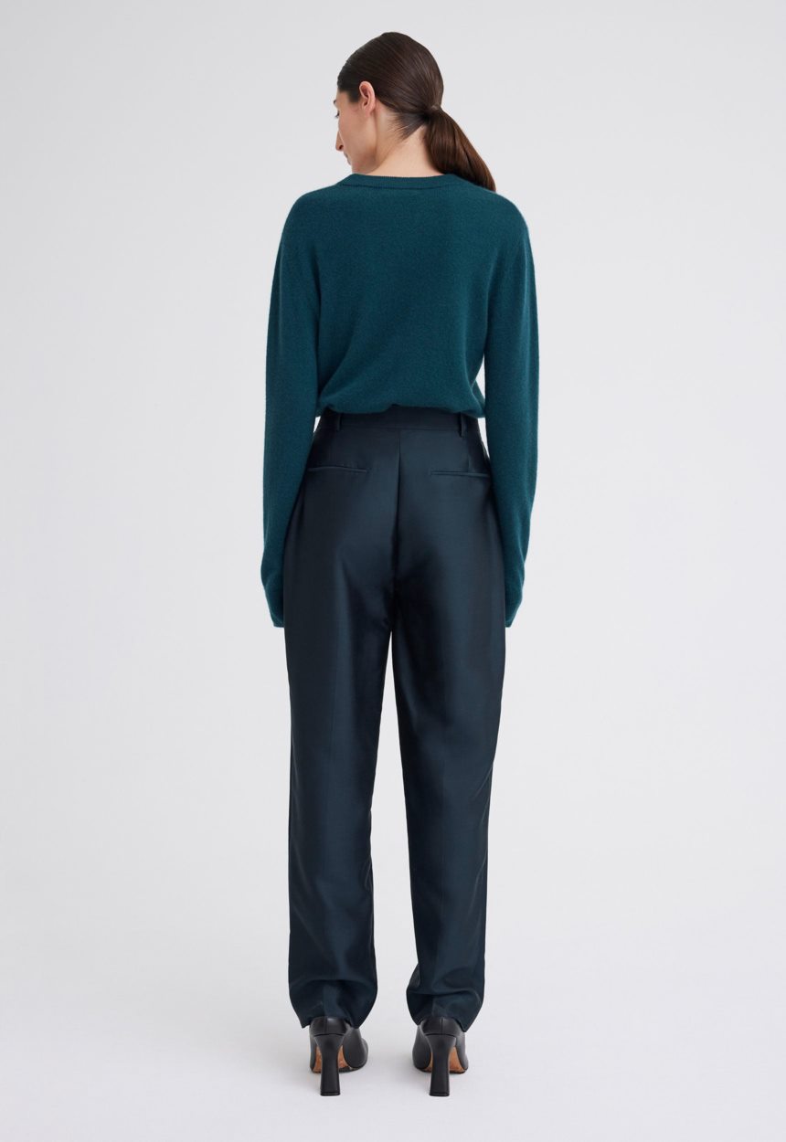 Jac + Jack Novel Silk Wool Pant - Bavaria Green